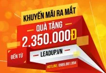 Khuyến Mãi Lớn Mừng LeadUp.vn Khai Trương Và Hoạt Động Ảnh khuyến mãi Leadup.vn