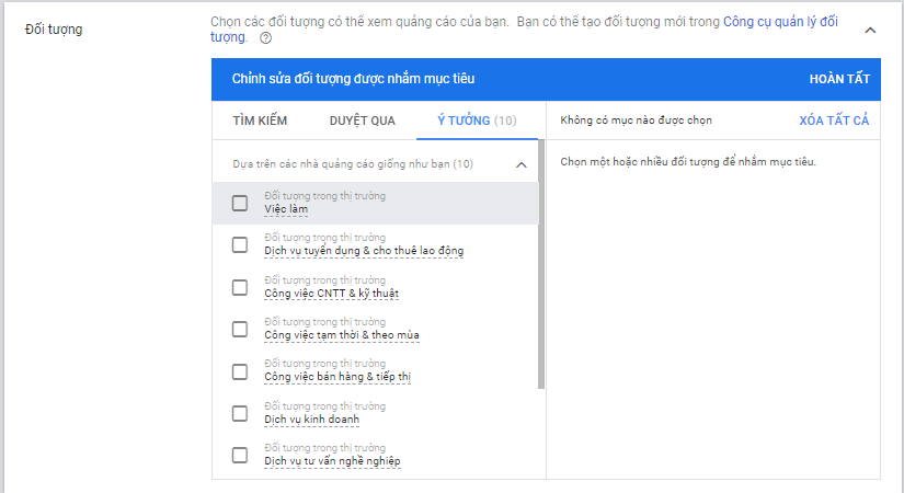 dịch vụ quảng cáo Google hiển thị