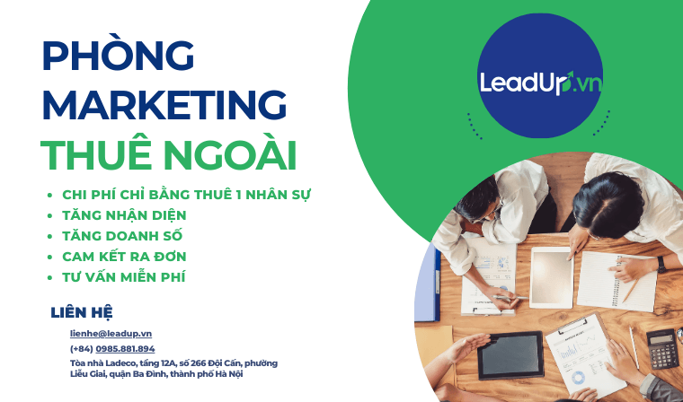 Phòng Marketing Thuê Ngoài LeadUp giải pháp thông minh cho doanh nghiệp vừa và nhỏ