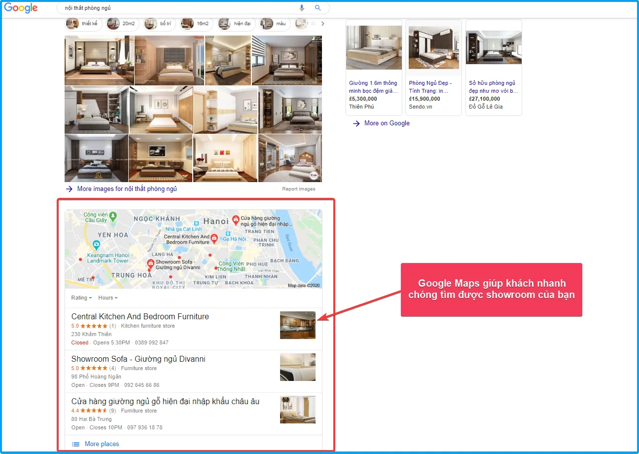 marketing kinh doanh nội thất online