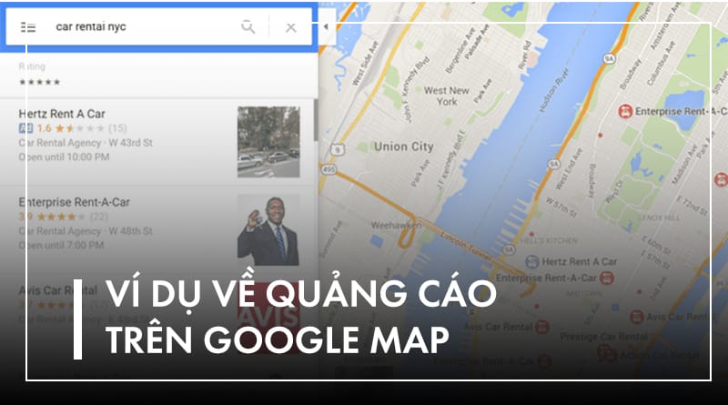 quảng cáo trên google maps