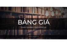 bảng giá quảng cáo google ads