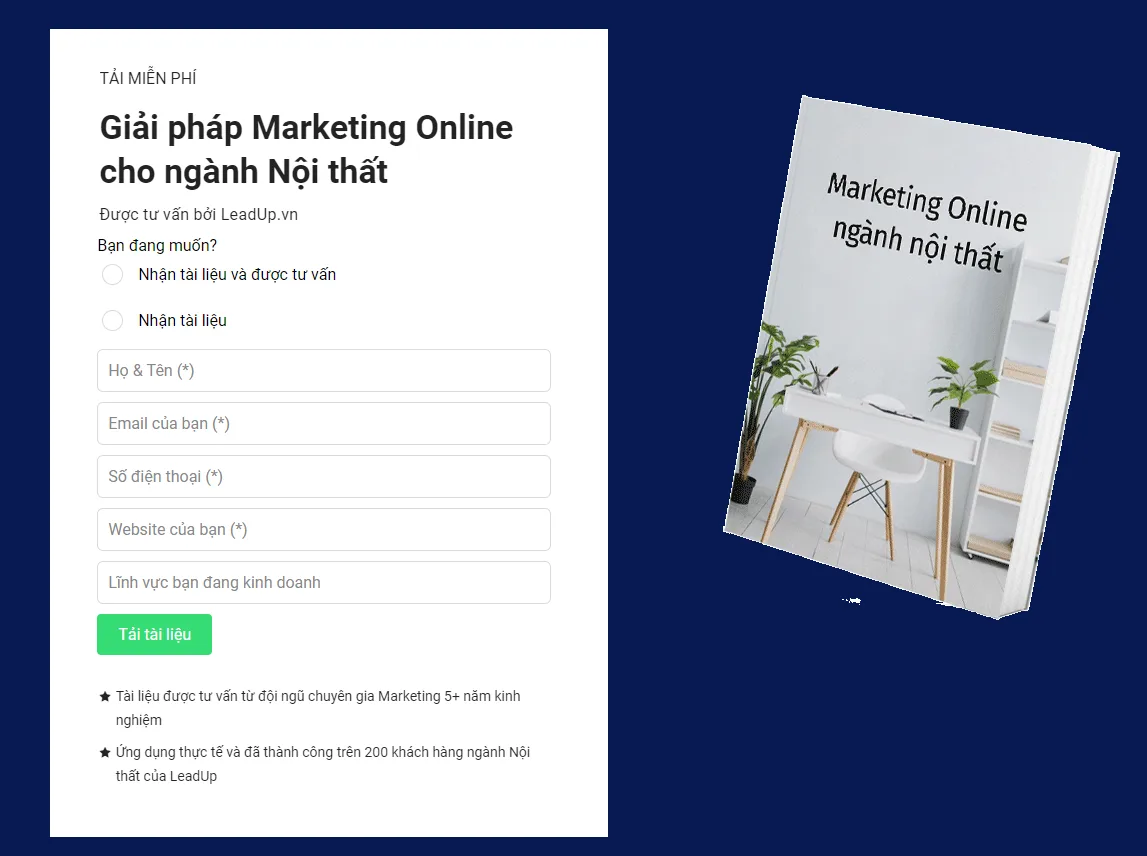 cách lấy thông tin khách hàng trên website