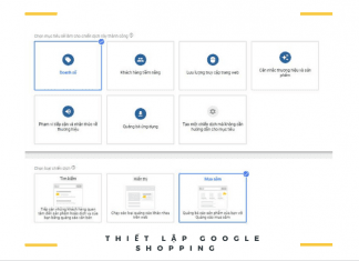 hướng dẫn cài đặt google shopping