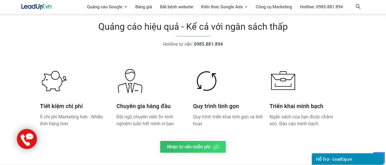 dịch vụ chạy quảng cáo trên google