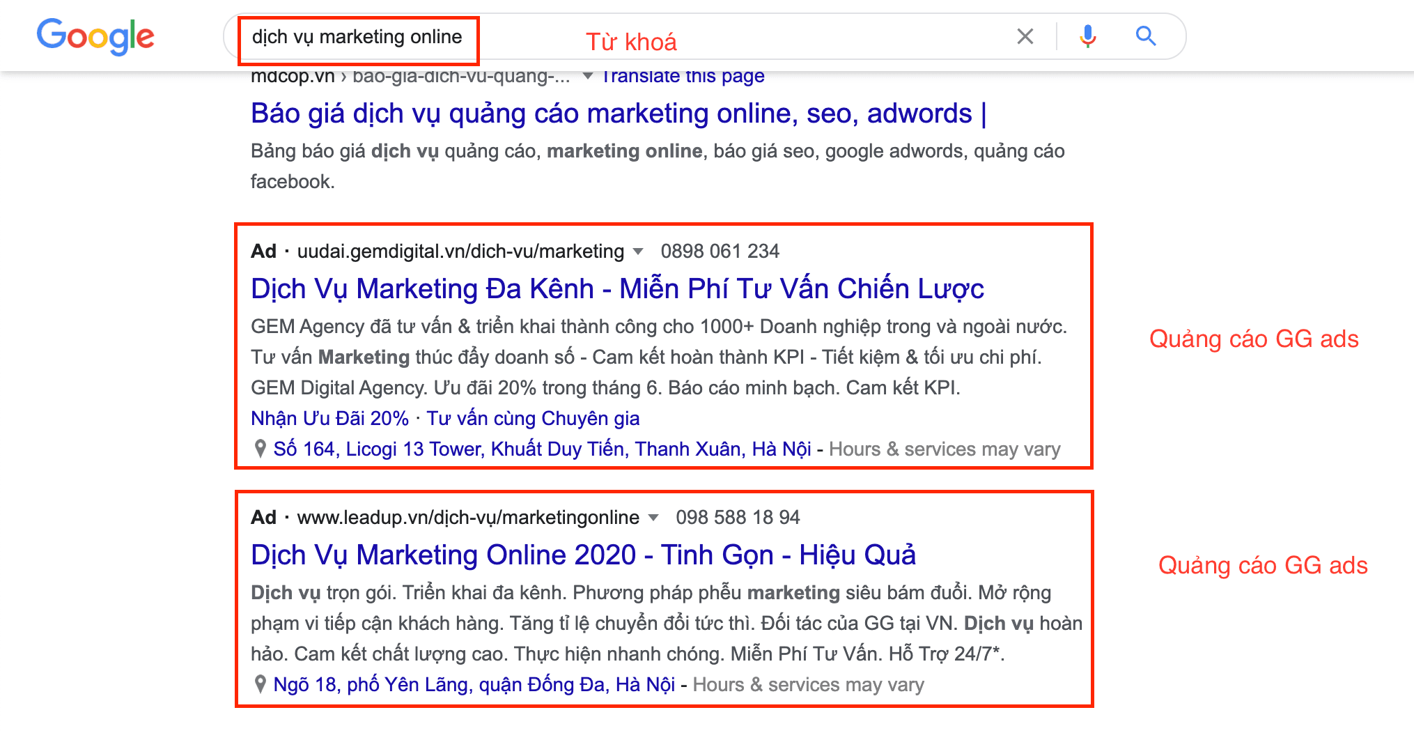 chạy quảng cáo ads