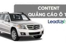 content quảng cáo ô tô