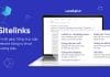 Sitelinks hiển thị với website LeadUp