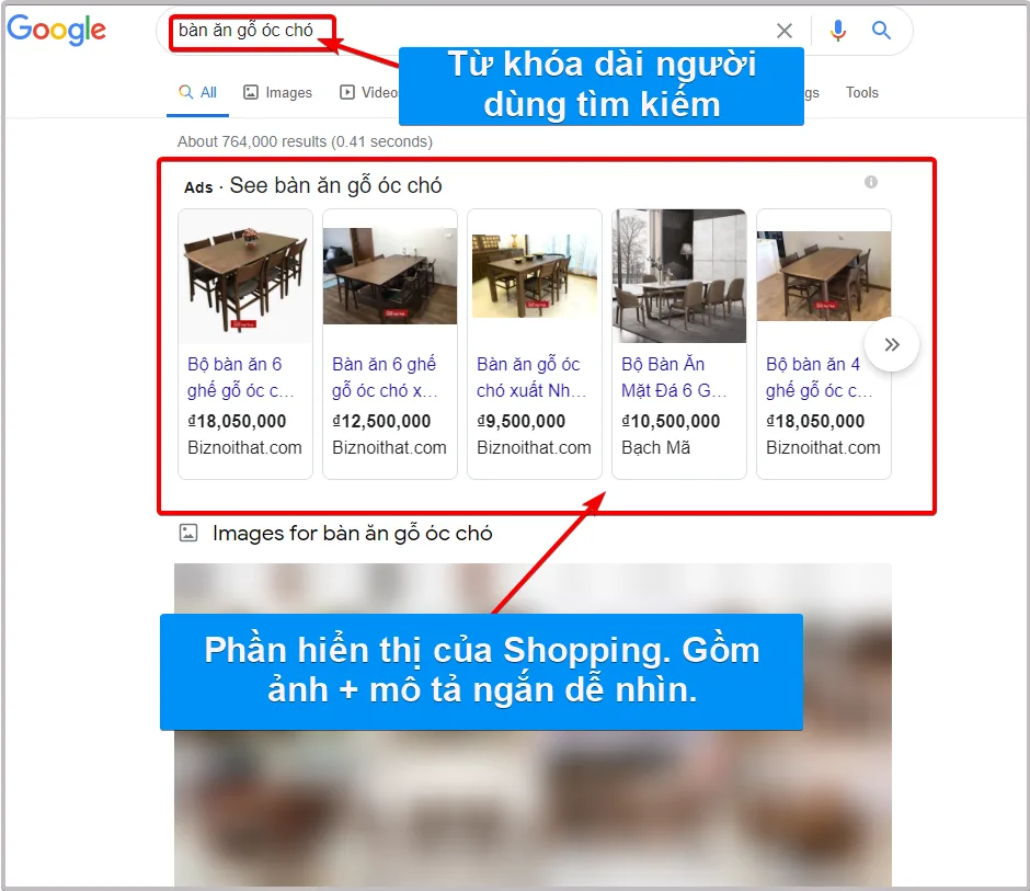 marketing website bán nội thất
