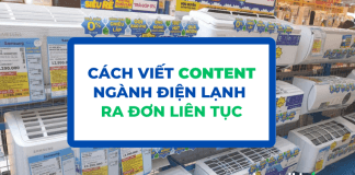 Cách viết content ngành điện lạnh