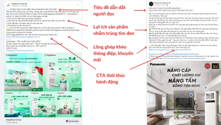 công thức content ngành điện lạnh