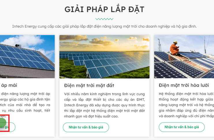 Landing page điện mặt trời tăng lead khảo sát: cấu trúc giúp quảng cáo chuyển đổi tốt hơn Landing page điện mặt trời nhận tư vấn