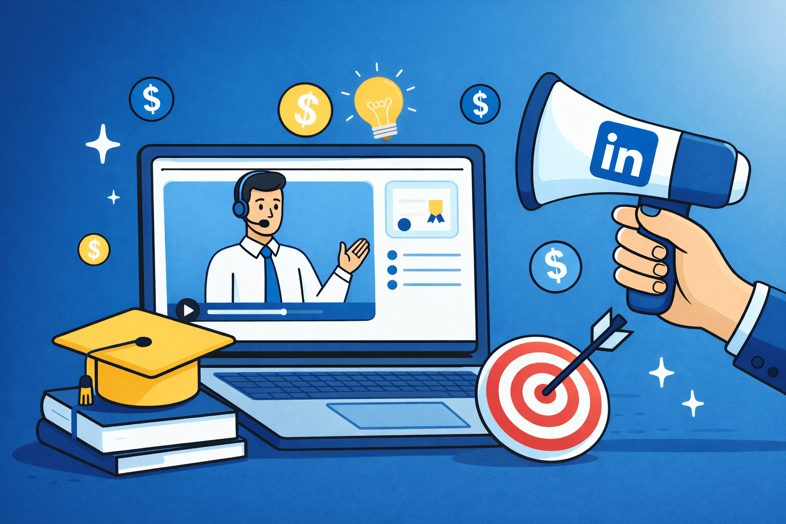 LinkedIn Ads cho sự kiện tư vấn định cư đầu tư và webinar chuyên sâu