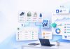 Checklist tối ưu Google Merchant Center trước khi chạy Google Shopping Minh họa quy trình quảng cáo Google Shopping từ product feed đến Merchant Center và tối ưu chiến dịch