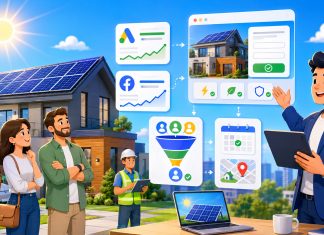 Landing page điện mặt trời tăng lead khảo sát: cấu trúc giúp quảng cáo chuyển đổi tốt hơn