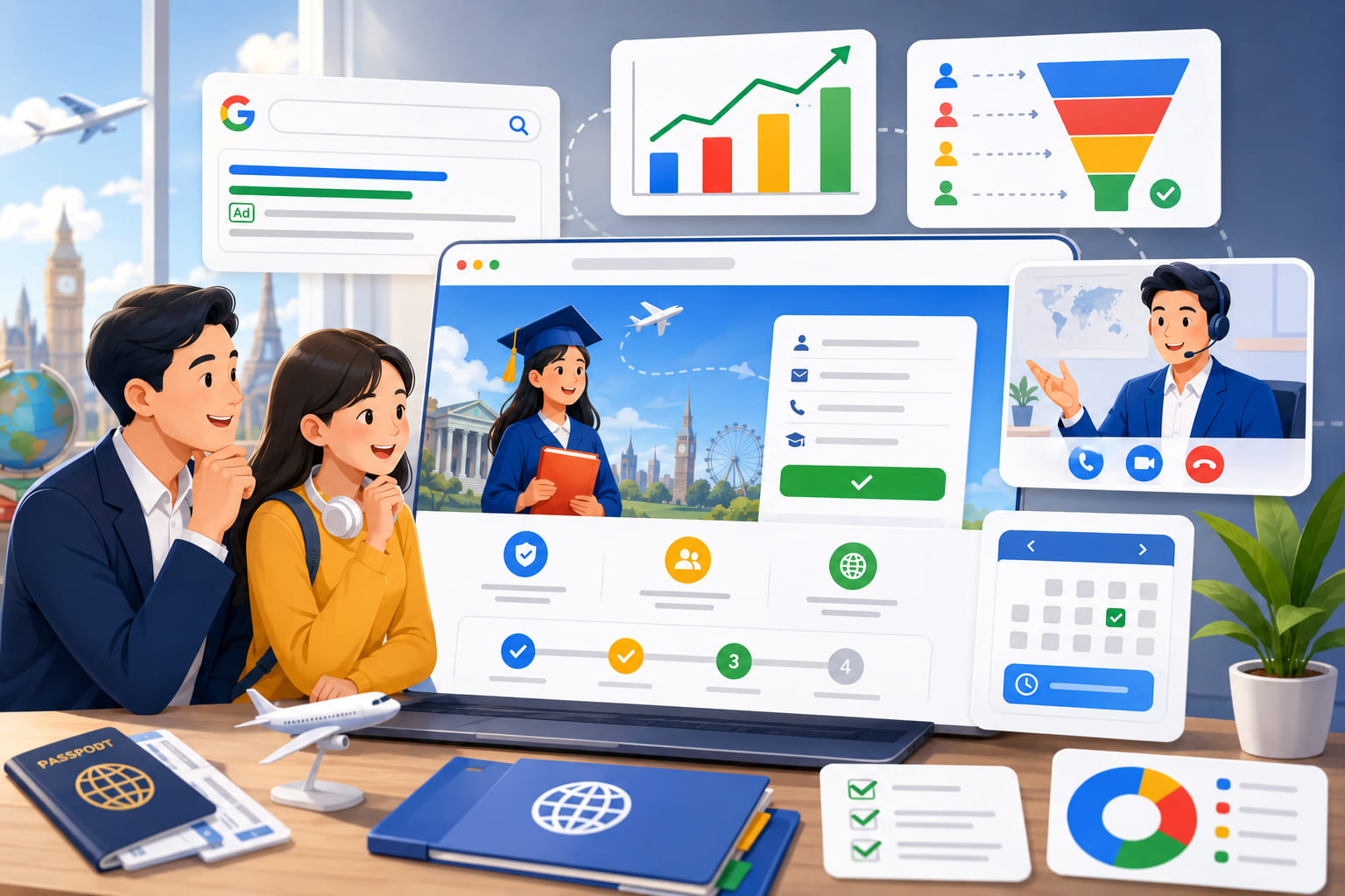 Landing page tư vấn tuyển sinh giáo dục