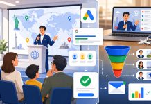 Quảng cáo hội thảo định cư: kéo đăng ký webinar/offline event và remarketing sau sự kiện