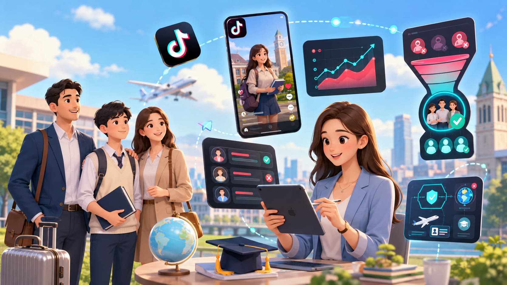 TikTok Ads cho tuyển sinh giáo dục và du học