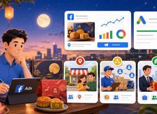 Facebook Ads cho bánh Trung thu: target khách địa phương, đại lý và quà biếu doanh nghiệp