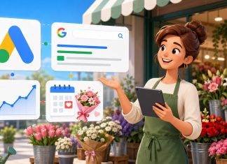 Chạy Google Ads cho tiệm hoa: dành riêng cho khách tìm hoa gấp, hoa khai trương và điện hoa gần tôi