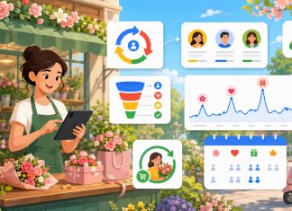 Remarketing cho tiệm hoa: bám lại khách cũ, khách xem mẫu hoa và khách bỏ form đặt hàng