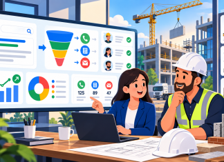 Đo lường lead quảng cáo ngành xây dựng: từ click đến khảo sát và hợp đồng