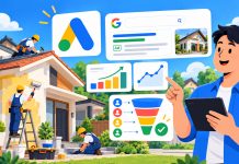 Google Ads cho công ty sửa chữa cải tạo nhà: chia chiến dịch theo hạng mục và khu vực