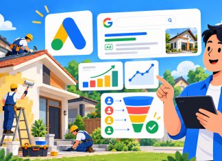 Google Ads cho công ty sửa chữa cải tạo nhà: chia chiến dịch theo hạng mục và khu vực