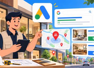 Quảng cáo showroom nội thất theo khu vực: tăng lượt ghé và cuộc gọi từ Google
