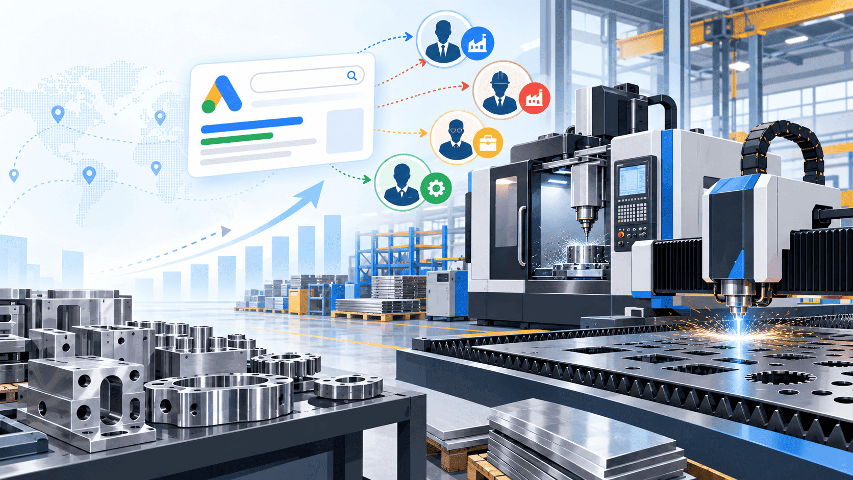 Google Ads cho máy CNC và máy cắt laser