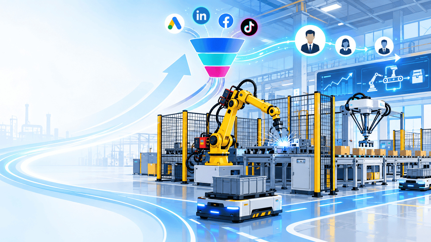 Robot công nghiệp và tự động hóa nhà máy