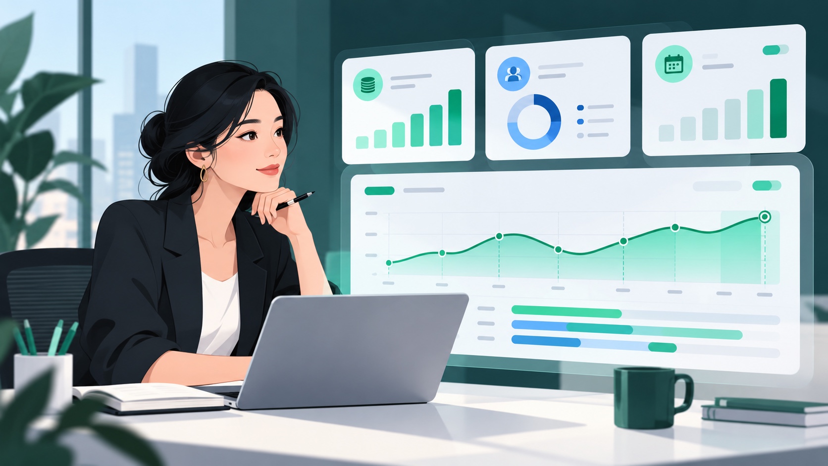 Minh họa 2D chatgpt-ads-cost-dashboard trong hệ sinh thái ChatGPT Ads