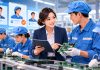 Quảng cáo tuyển dụng công nhân điện tử