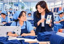 Quảng cáo tuyển dụng công nhân may mặc