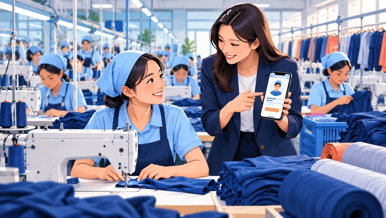 Quảng cáo tuyển dụng công nhân may mặc