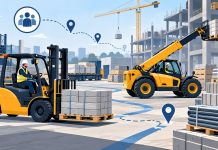Xe nâng telehandler - ảnh gốc