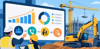 Landing page máy công trình - ảnh gốc